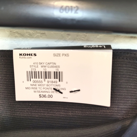 Nine West Women's Navy Sculpting Solutions Leggings - Picture 4 of 4